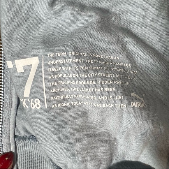 Puma Heather Classics T7 Track Jacket (S) - Picture 9 of 9